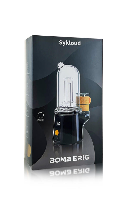 BOMB E-Rig Sykloud Portable Electric Dab Rig - Black