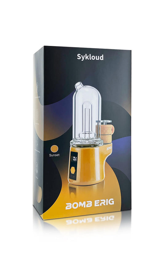 BOMB E-Rig Sykloud Portable Electric Dab Rig - Sunset