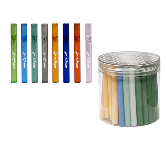 CHILLUM TUBE COLOR FULL ( JAR OF 70 PIECES )