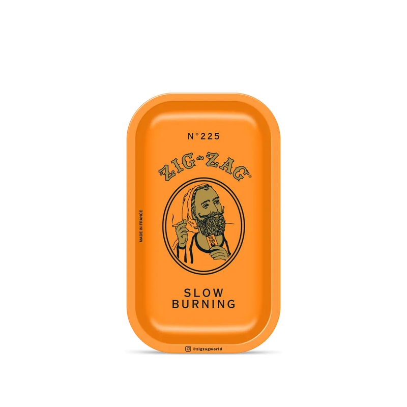 Zig-Zag Small Orange Rolling Tray