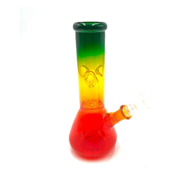 8" Frosted Dome Perc Beaker Water Pipe