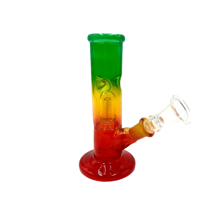 6" Frosted Dome Perc Straight Water Pipe