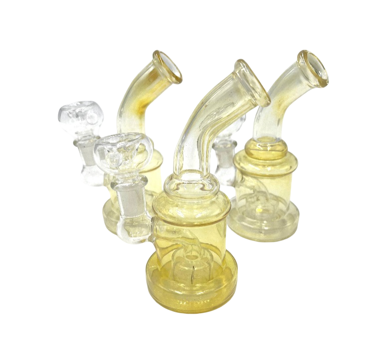 5.5" Full Fumed Showerhead Perc Water Pipe