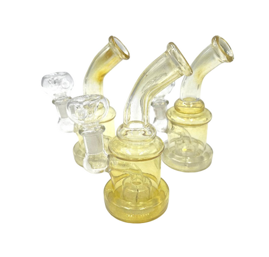 5.5" Full Fumed Showerhead Perc Water Pipe