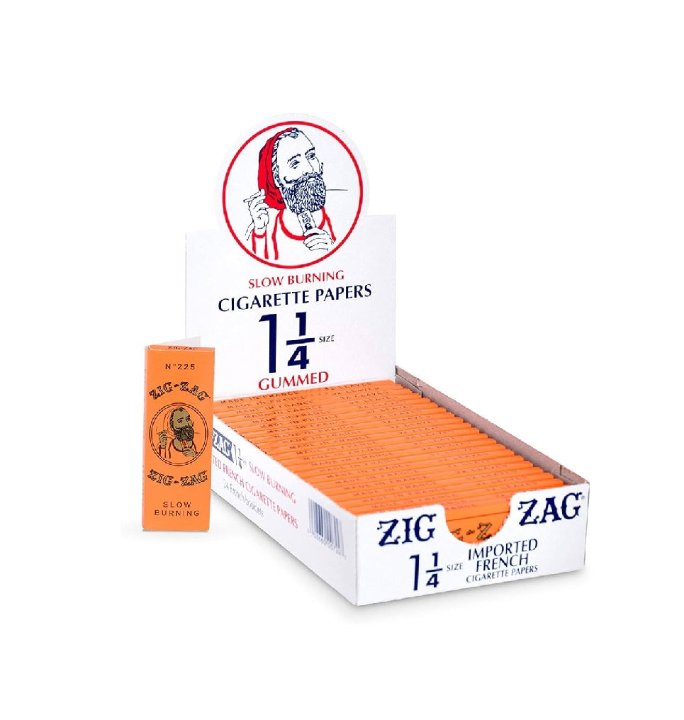 Zig-Zag French Orange 1 1/4 Paper 24ct