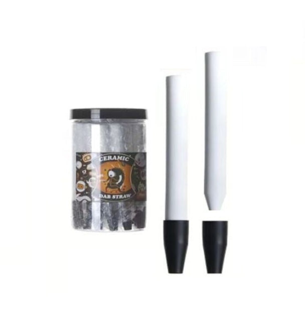5" Ceramic Dab Straw 25ct