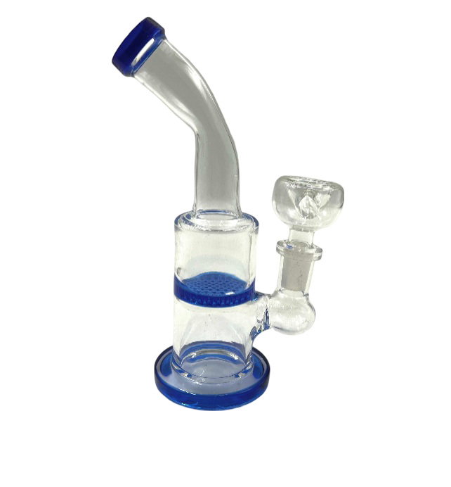 7" Narrow Body Honeycomb Perc Water Pipe