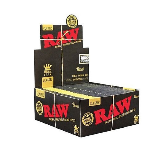 RAW Black King Size Paper 50ct