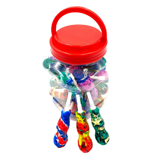 10mm Ceramic Tip Silicone Nectar Straw Jar 30ct