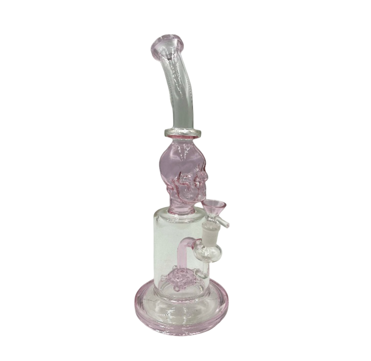 12" Skull Sea Mine Perc Water Pipe