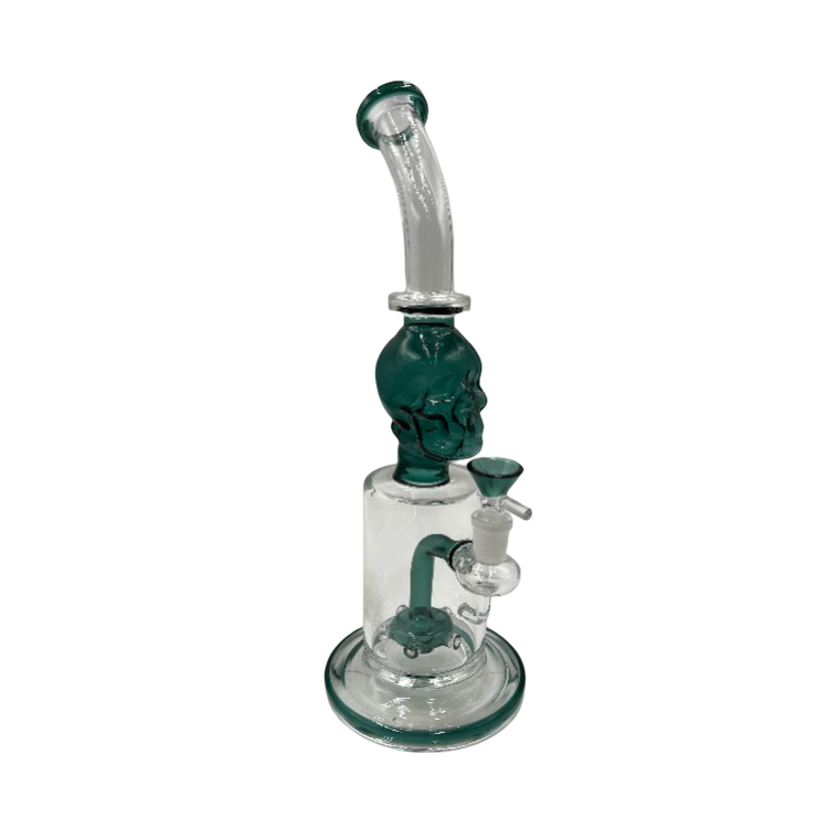 12" Skull Sea Mine Perc Water Pipe