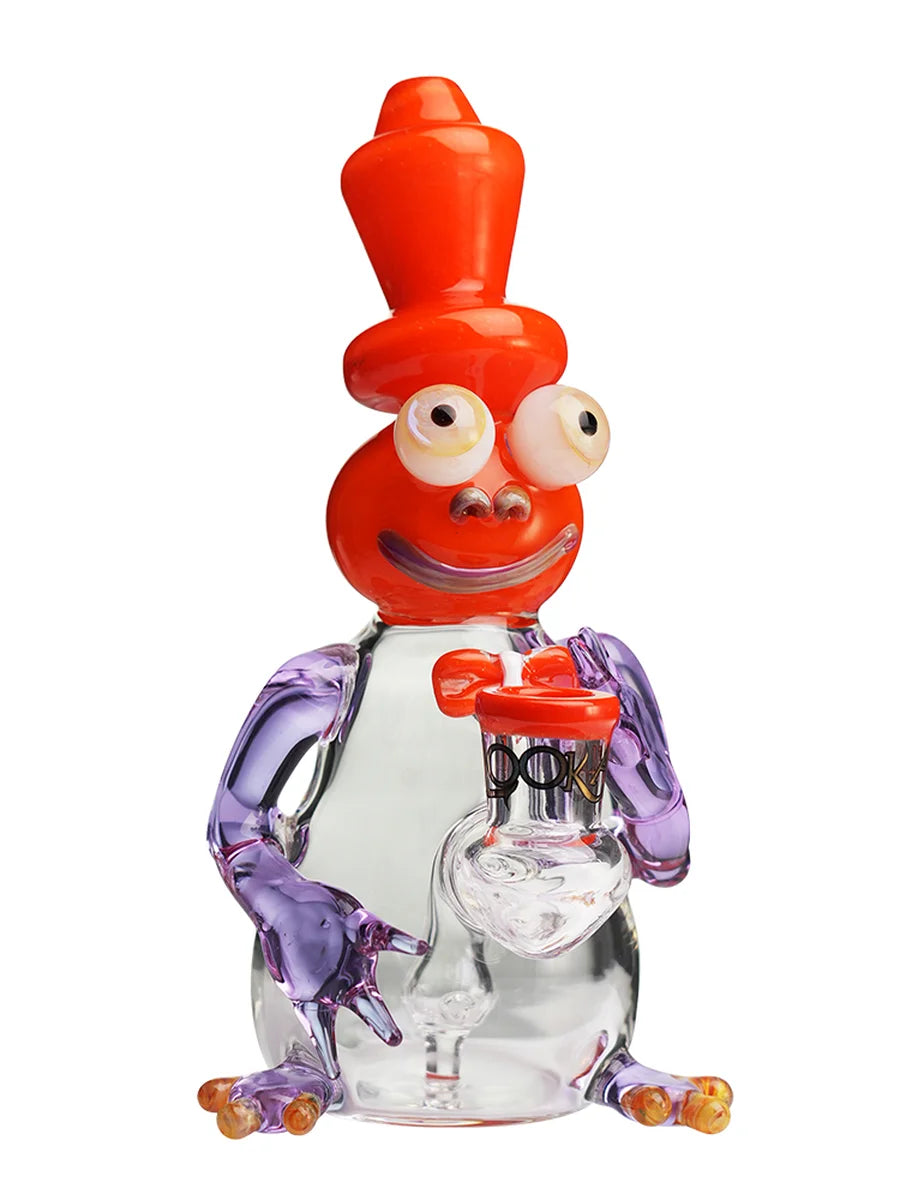 LOOKAH 10" Cool Frog Themed Dab Rig (WPC1216)