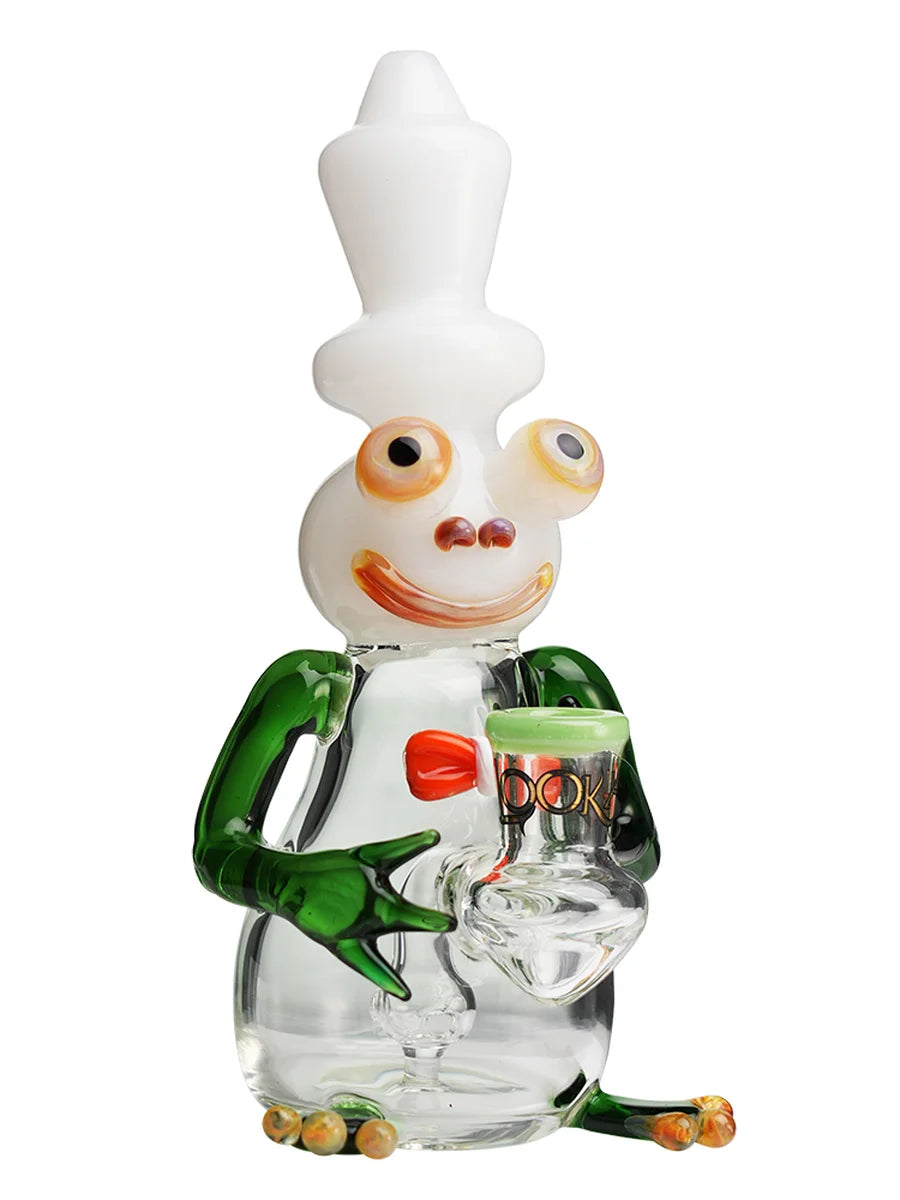 LOOKAH 10" Cool Frog Themed Dab Rig (WPC1216)