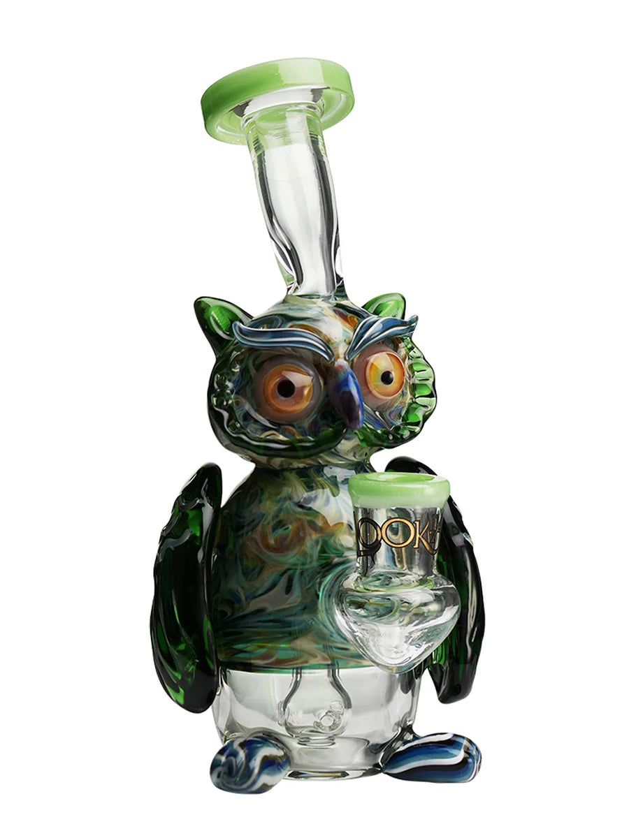 LOOKAH 9" Mini Nerdy Owl Dab Rig (WPC1217)