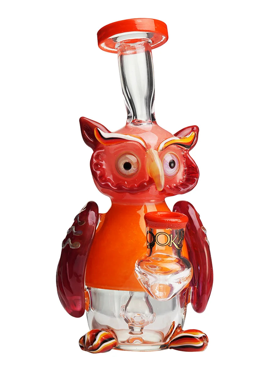 LOOKAH 9" Mini Nerdy Owl Dab Rig (WPC1217)