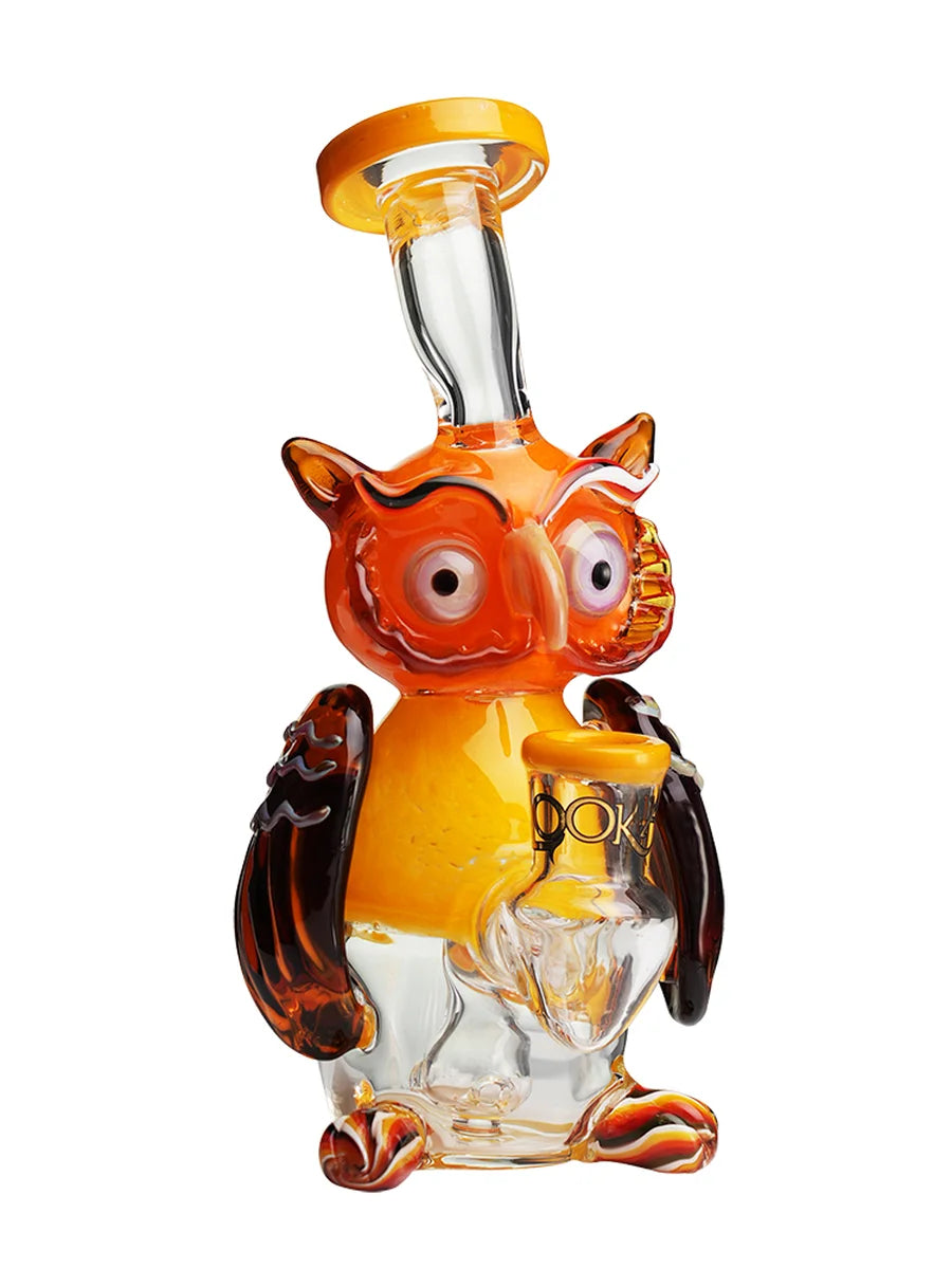 LOOKAH 9" Mini Nerdy Owl Dab Rig (WPC1217)