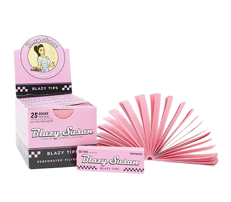 Blazy Susan Pink Filter Tips 25ct