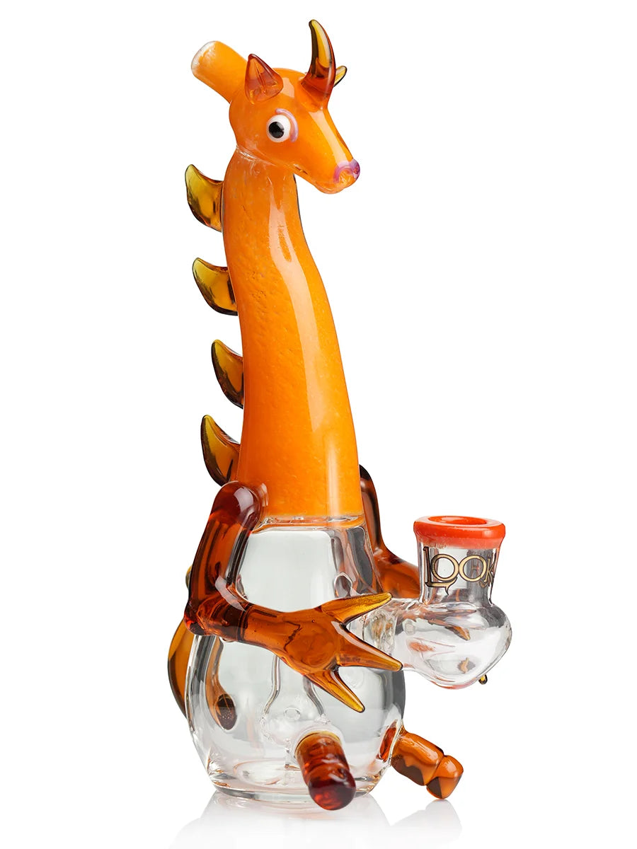 LOOKAH " Mini Cute Elegant Dragon Glass Water Pipe (WPC1215)