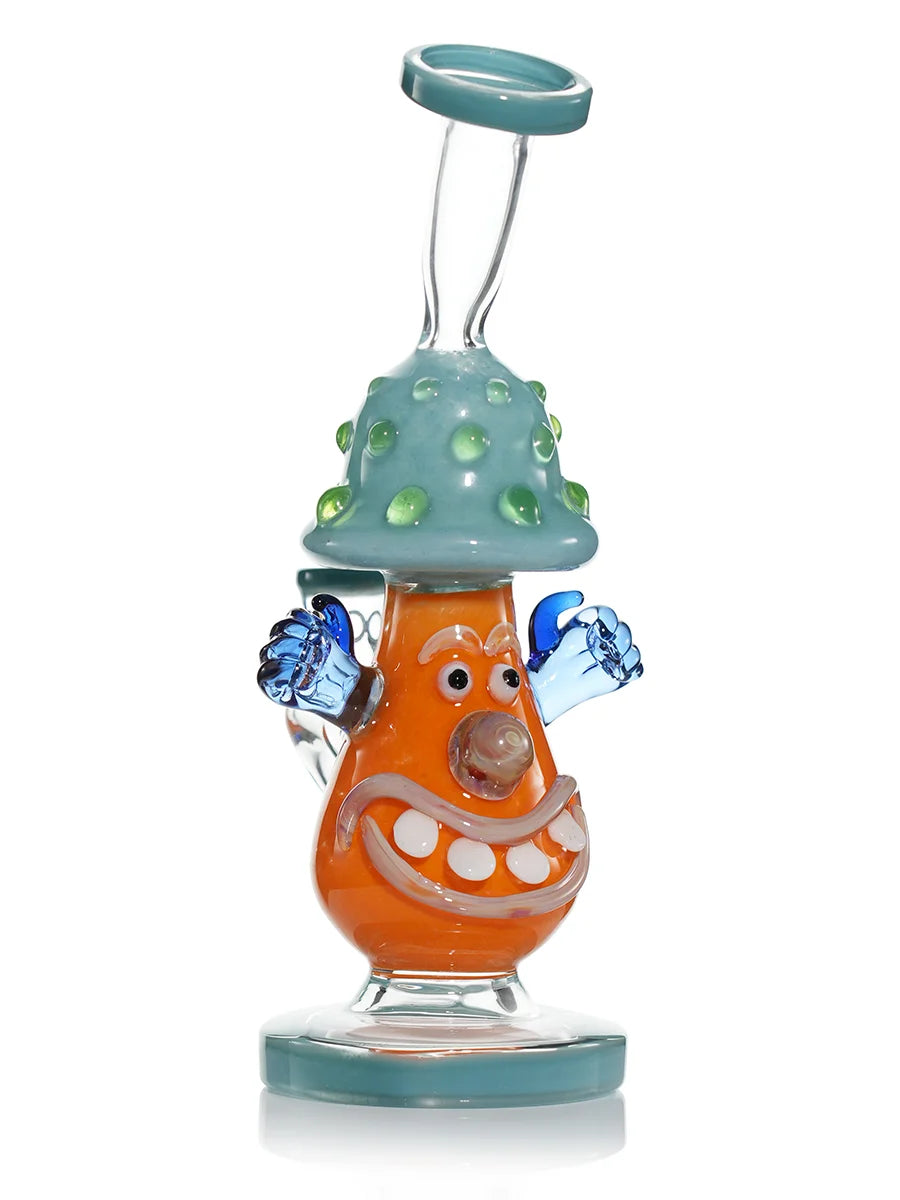 LOOAKH 11" Cute Clown Mushroom Dab Rig (WPC1218)