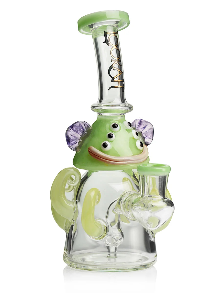 LOOKAH 10" Mini Cute Six Eyes Clown Octopus Dab Rig (WPC1213)