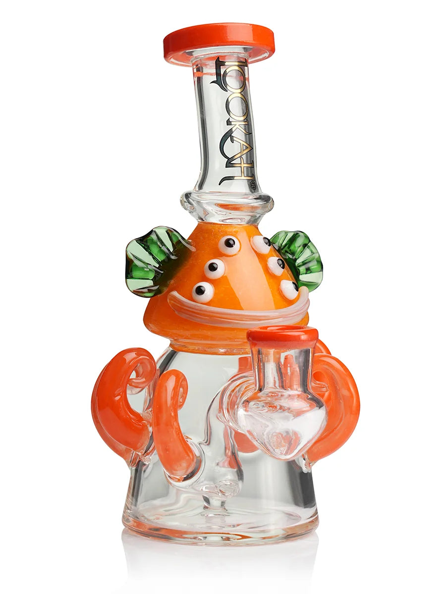 LOOKAH 10" Mini Cute Six Eyes Clown Octopus Dab Rig (WPC1213)