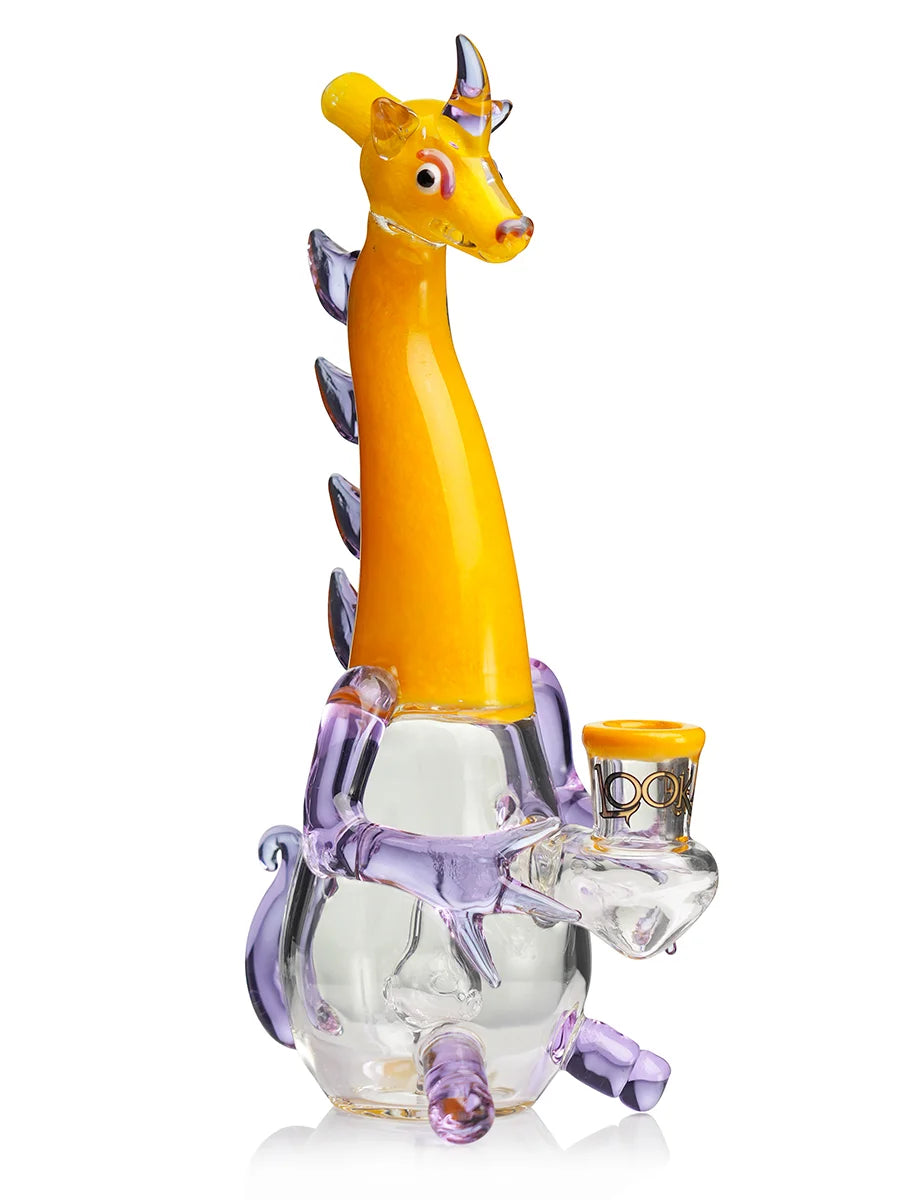 LOOKAH " Mini Cute Elegant Dragon Glass Water Pipe (WPC1215)