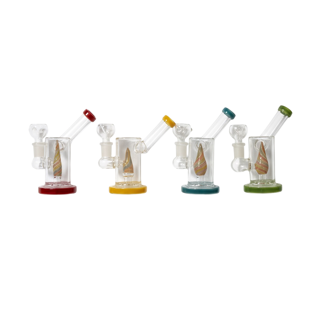 (CASE OF 100 PIECES ) 4.5" Mini Microscope Water Pipe