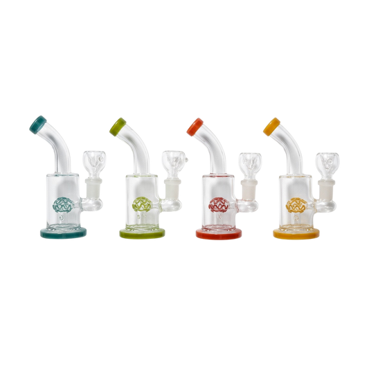5.5" Mini Bent Mouth Ball Perc Water Pipe