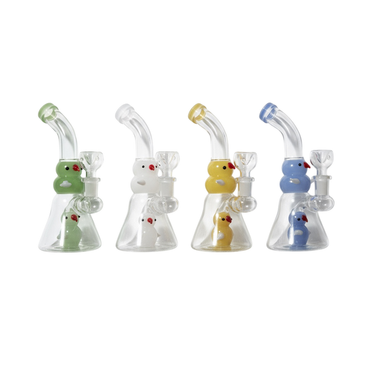 7" Curved Mouth Duck Beaker Water Pipe