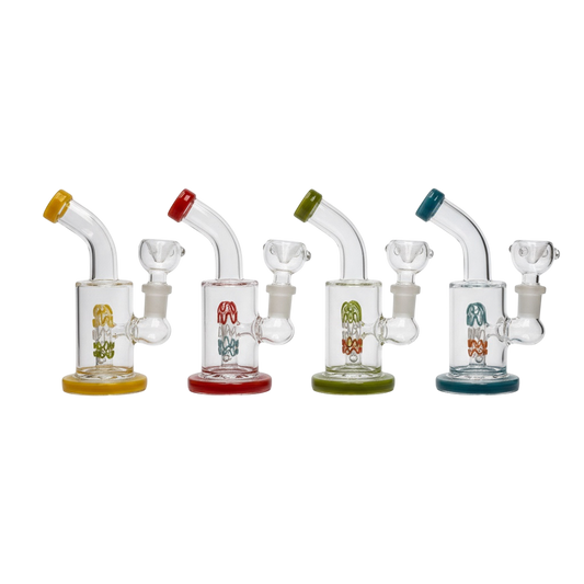 5 INCH WATER PIPE BEND TUBE WITH COLOR PERC INSIDE&nbsp;