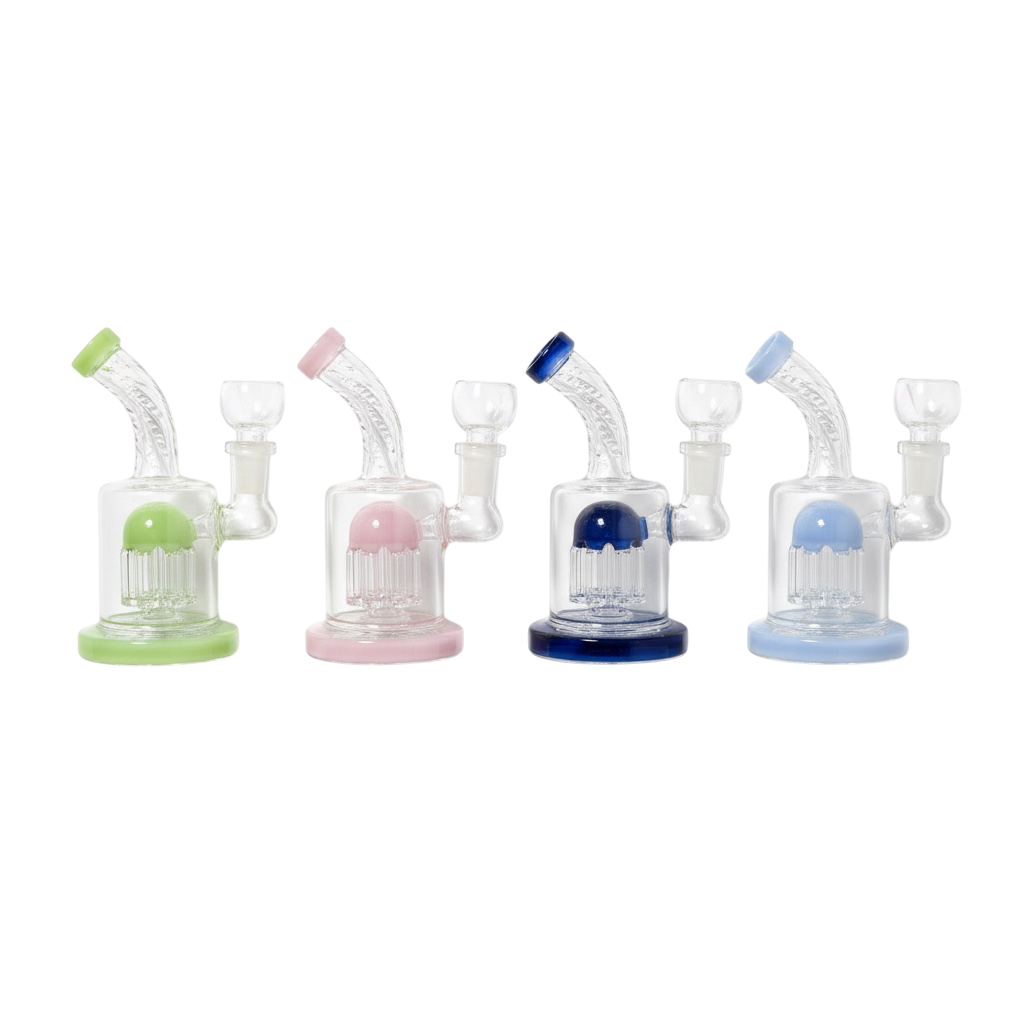 5" Mini Twisted Mouth Tree Perc Water Pipe