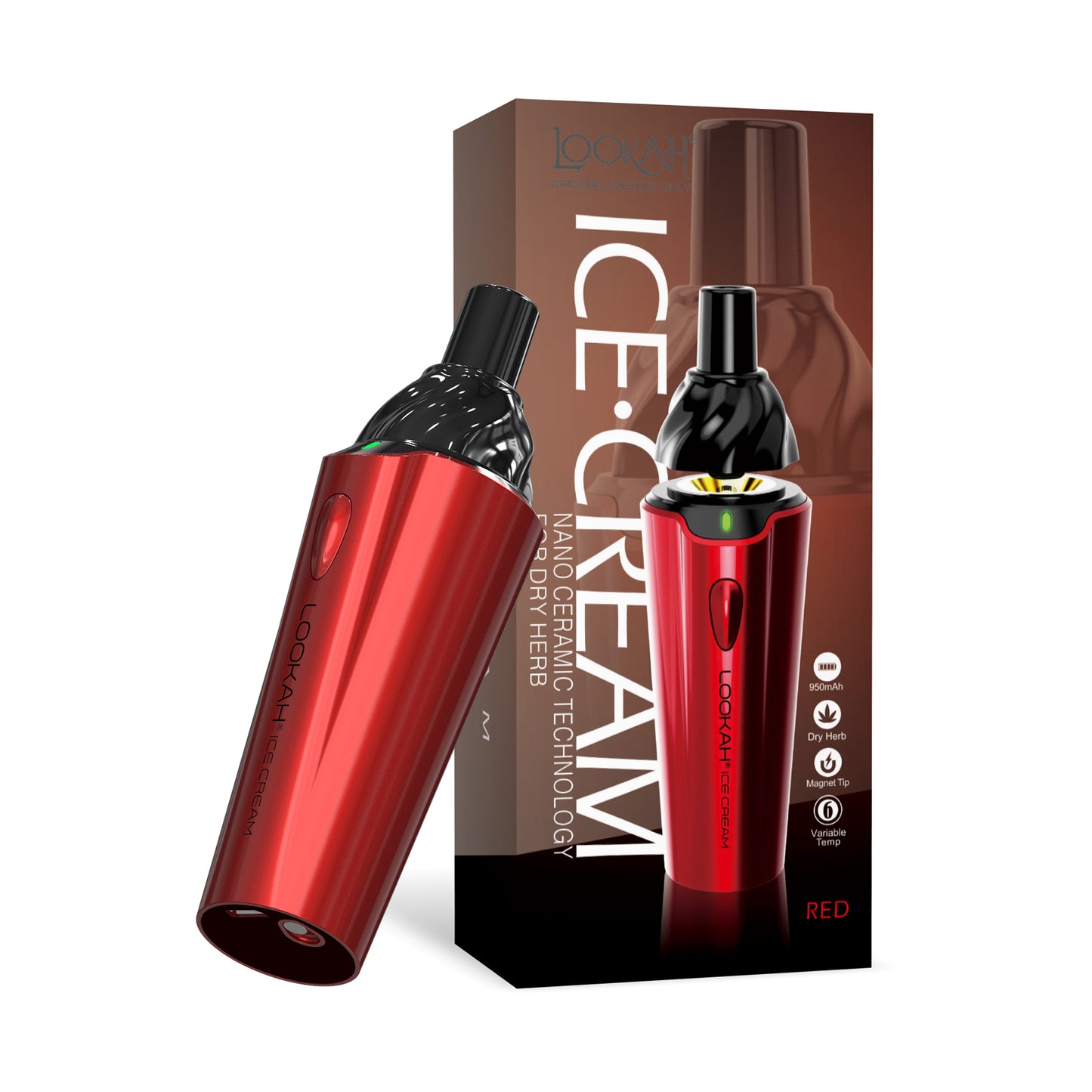 LOOKAH Ice Cream Dry Herb Vaporizer