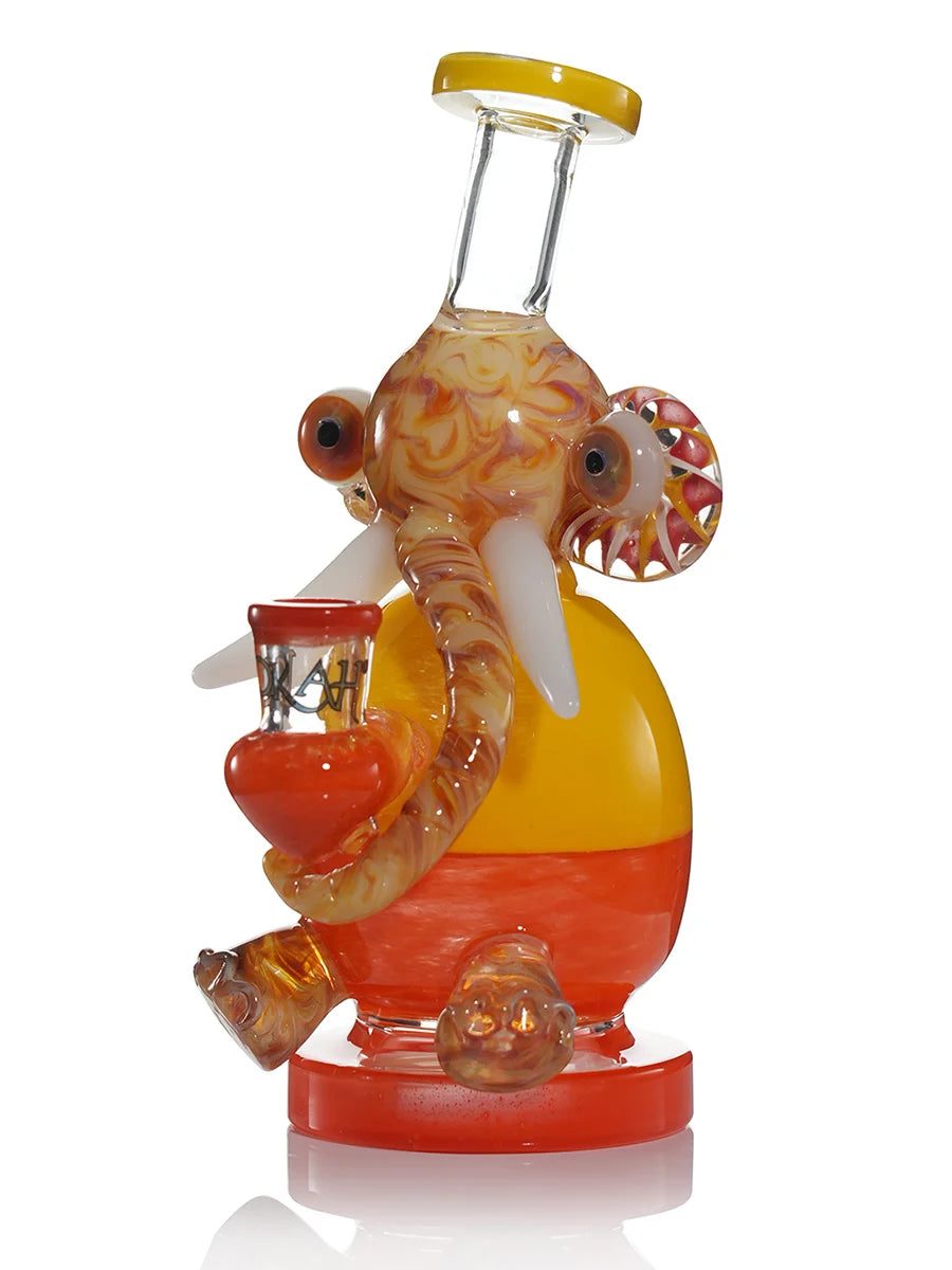 LOOKAH 9" Mini Multicolored Elephant Dab Rig (WPC1209)