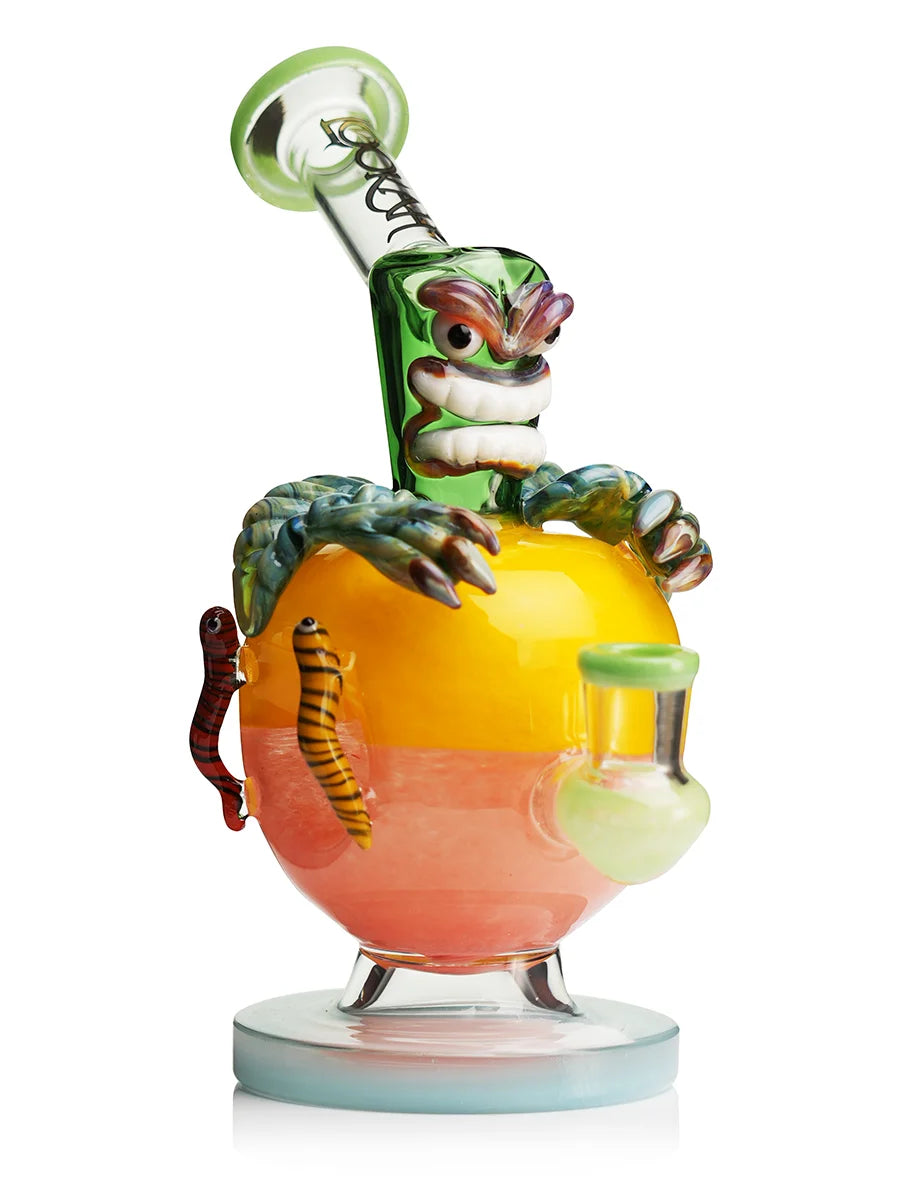 LOOKAH 9" Mini Poison Apple Glass Water Pipe (WPC1210)