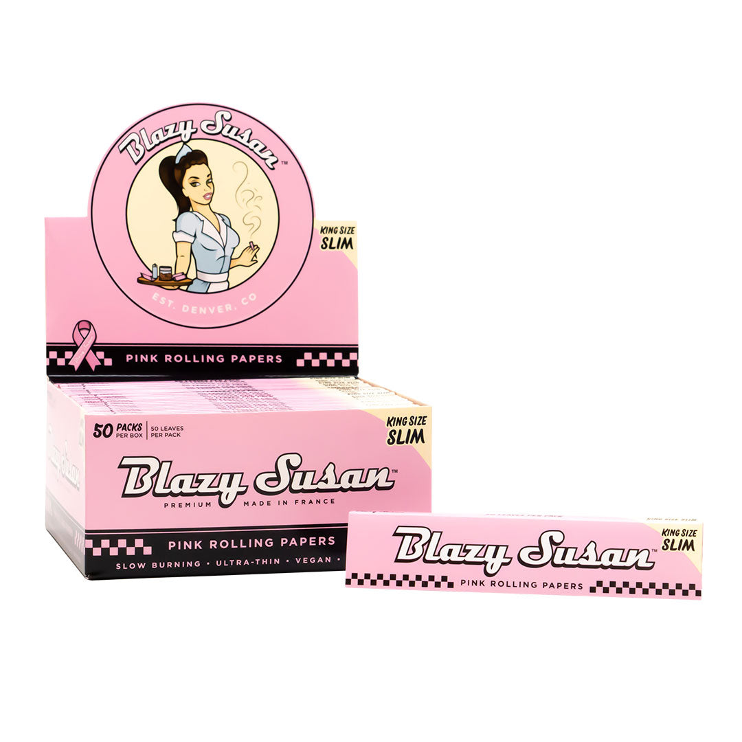 Blazy Susan Pink King Size Paper 50ct