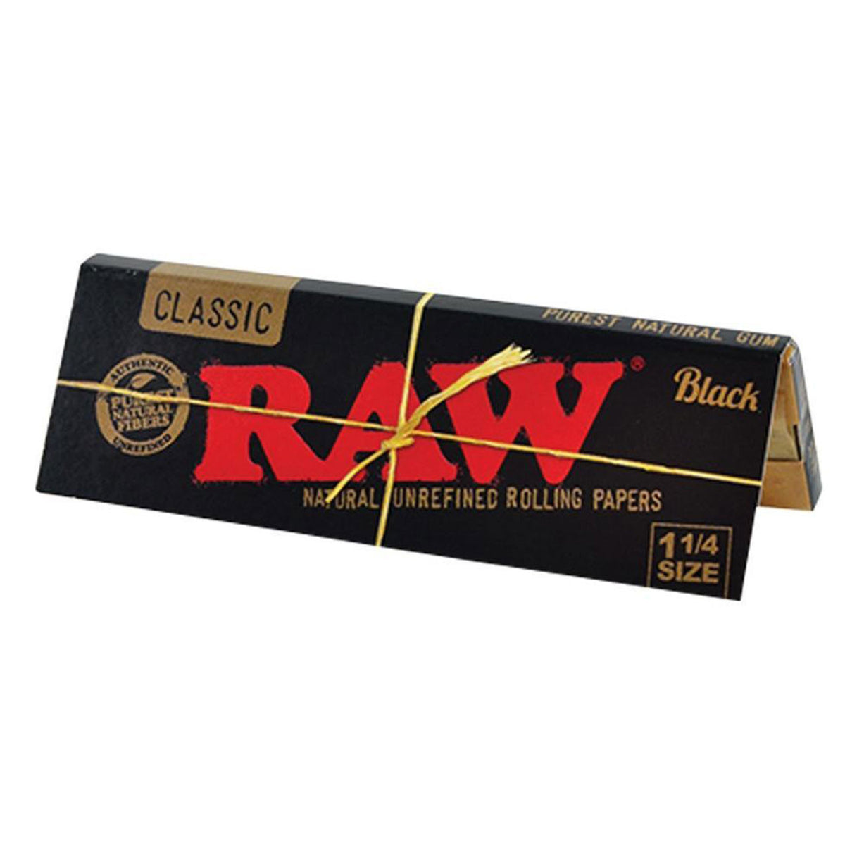 RAW Black 1 1/4 Paper 24ct