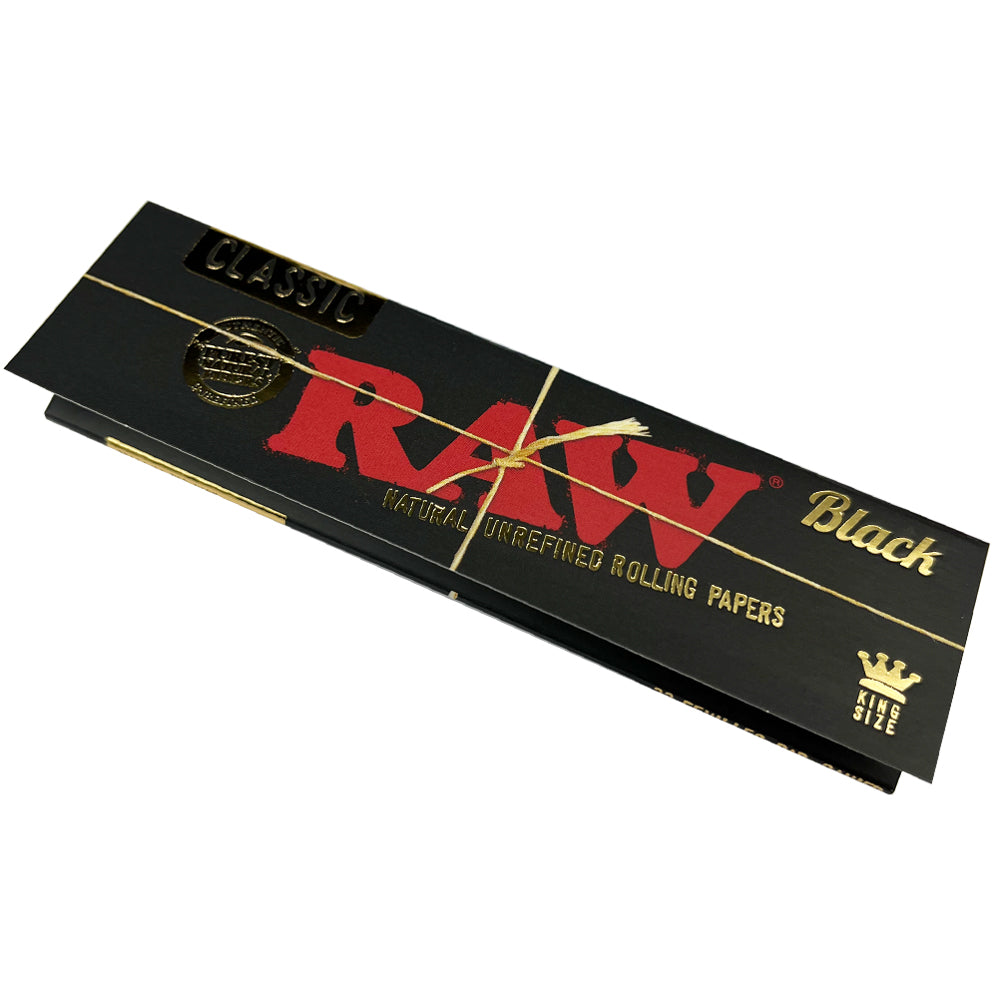 RAW Black King Size Paper 50ct